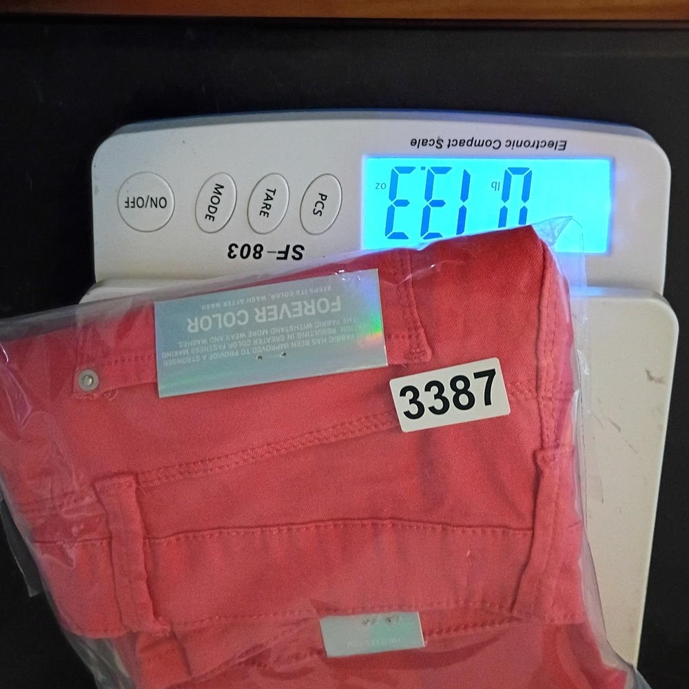 YMI Skinny Pants Women Size L 31X29 Shell Pink Forever Color Hyper Stretch - Picture 12 of 12